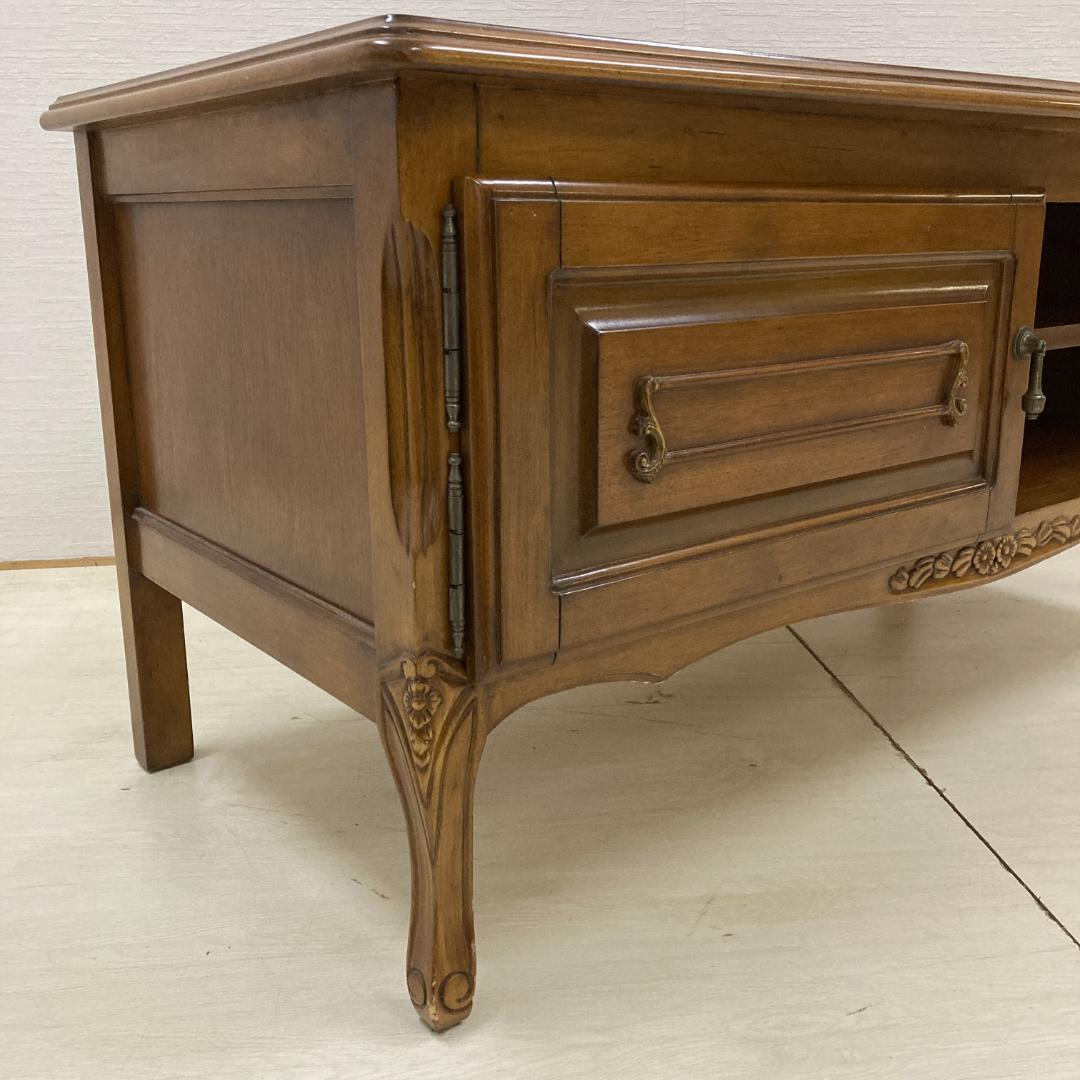 猫足 クラシック TVボート TV台 ローボード