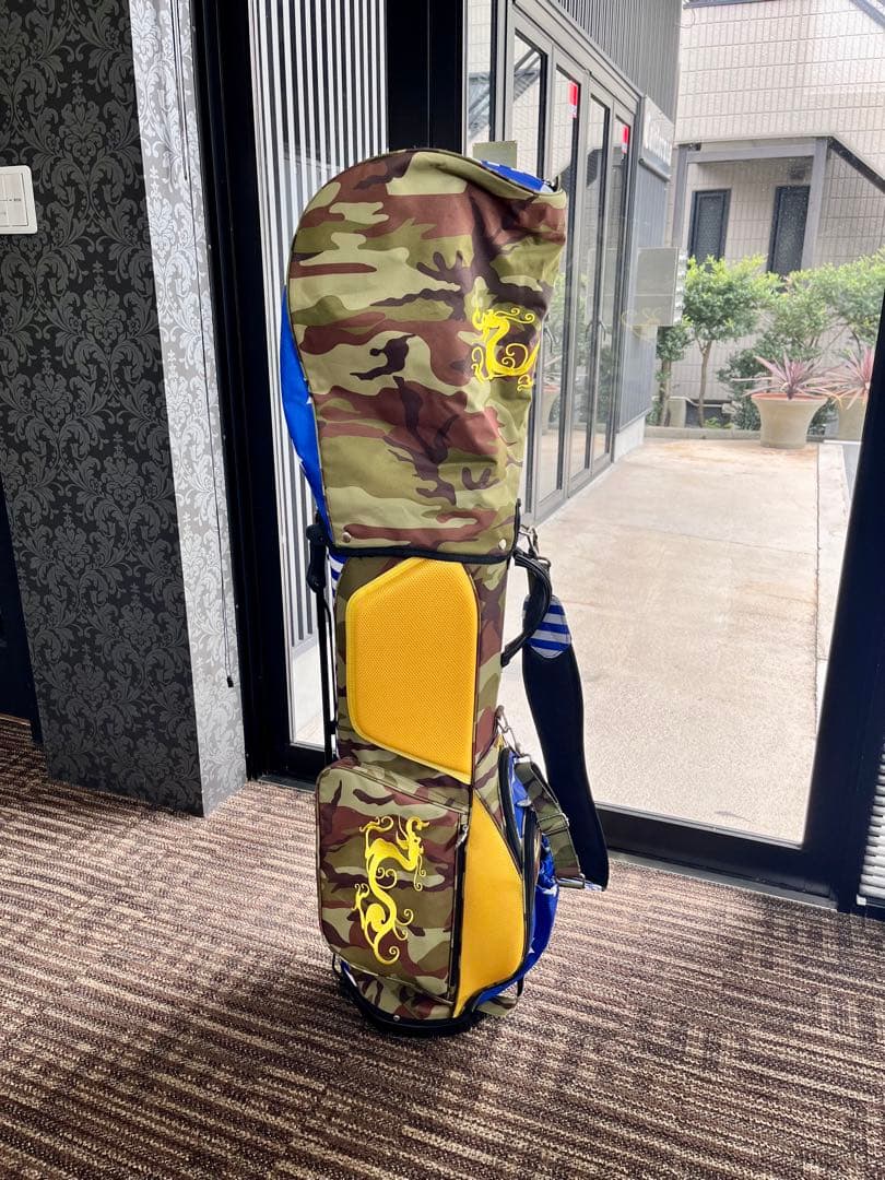 ダンスウィズドラゴン 迷彩柄キャディバッグ