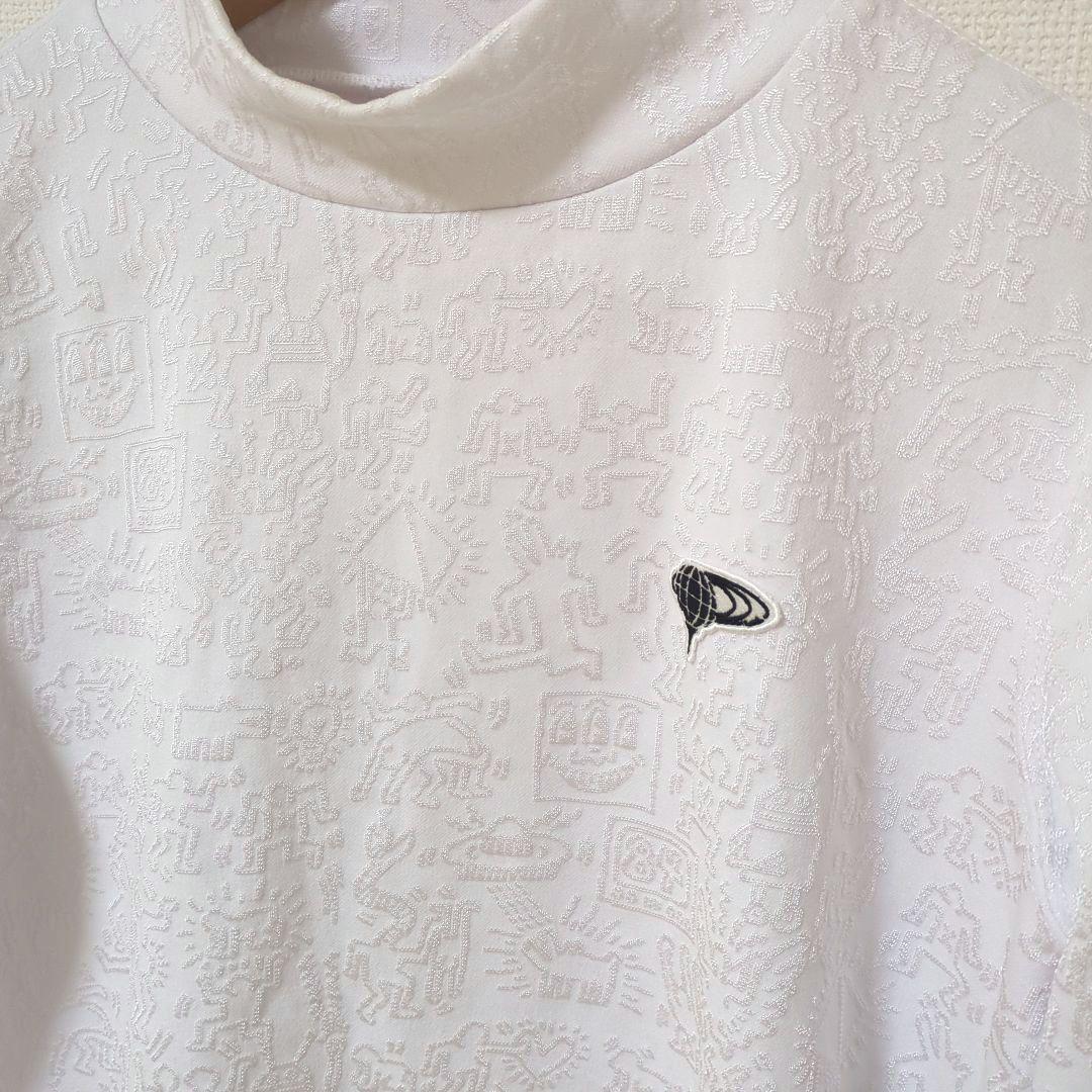 ★新品★BEAMS GOLF×Keith Haring　総柄　モックネック　L