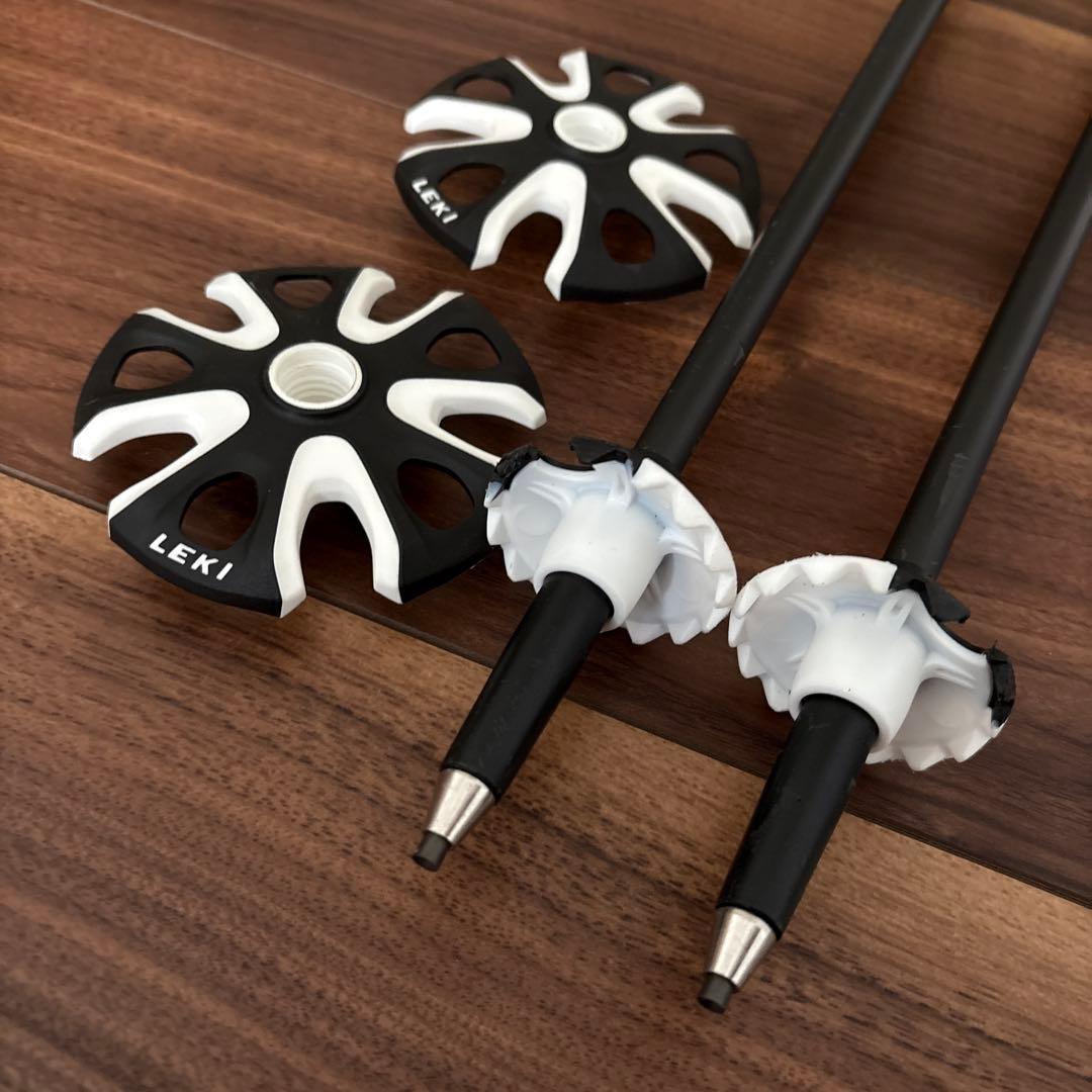 【匿名送料込】ロシニョールスキー板LOOKビンディングLEKIストック3点セット