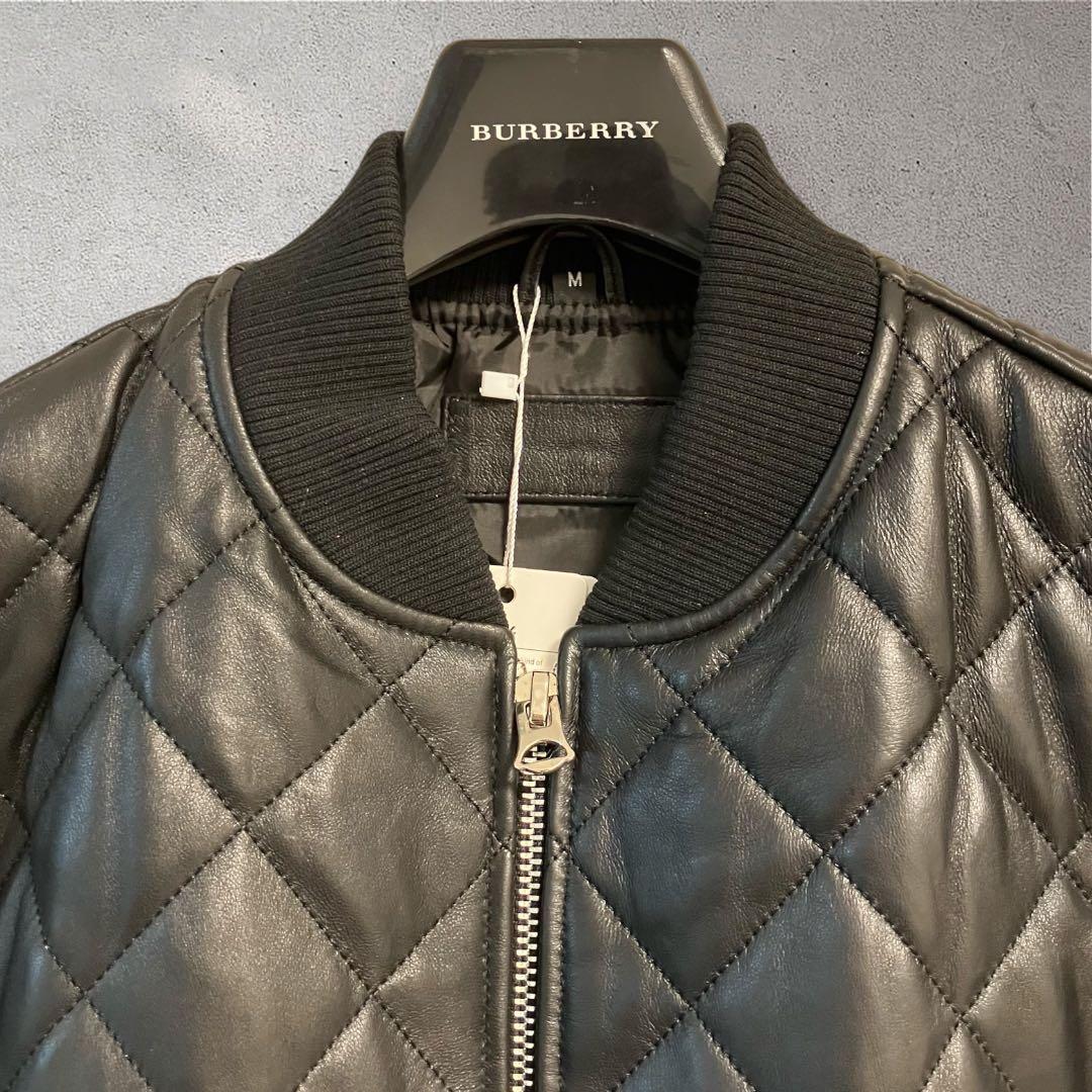 新品　CHEJI ブラック　キルティング　ボンバージャケット　レザー　ジャケット