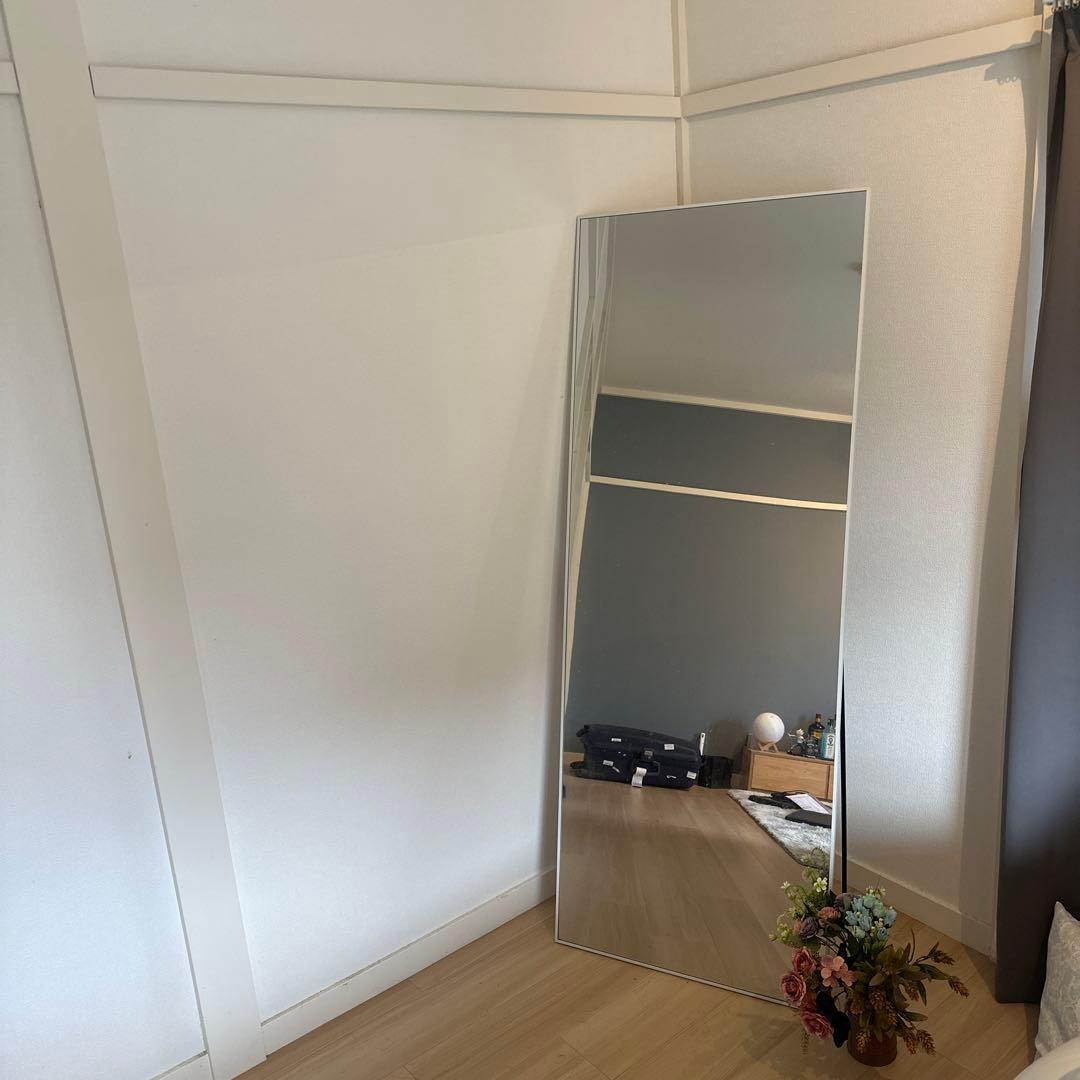 スタンドミラー 大きめ シンプルデザイン