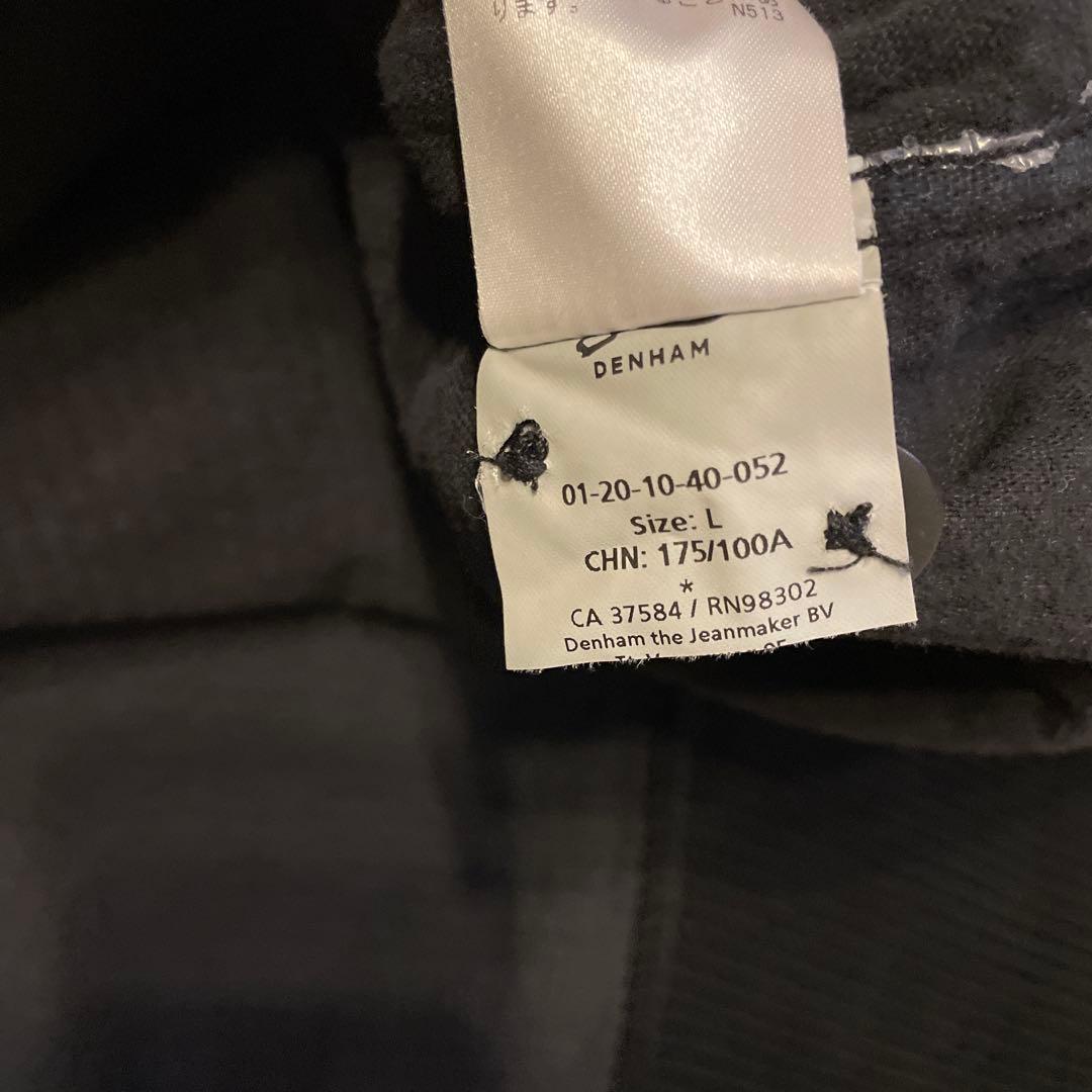 DENHAM デンハム コーデュロイ シャツ メンズ サイズL ブラック