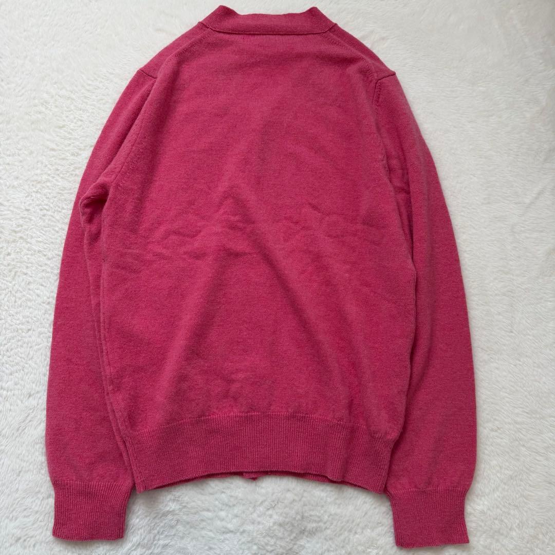 PLAY コムデギャルソン ダブルハート カーディガン S ピンク