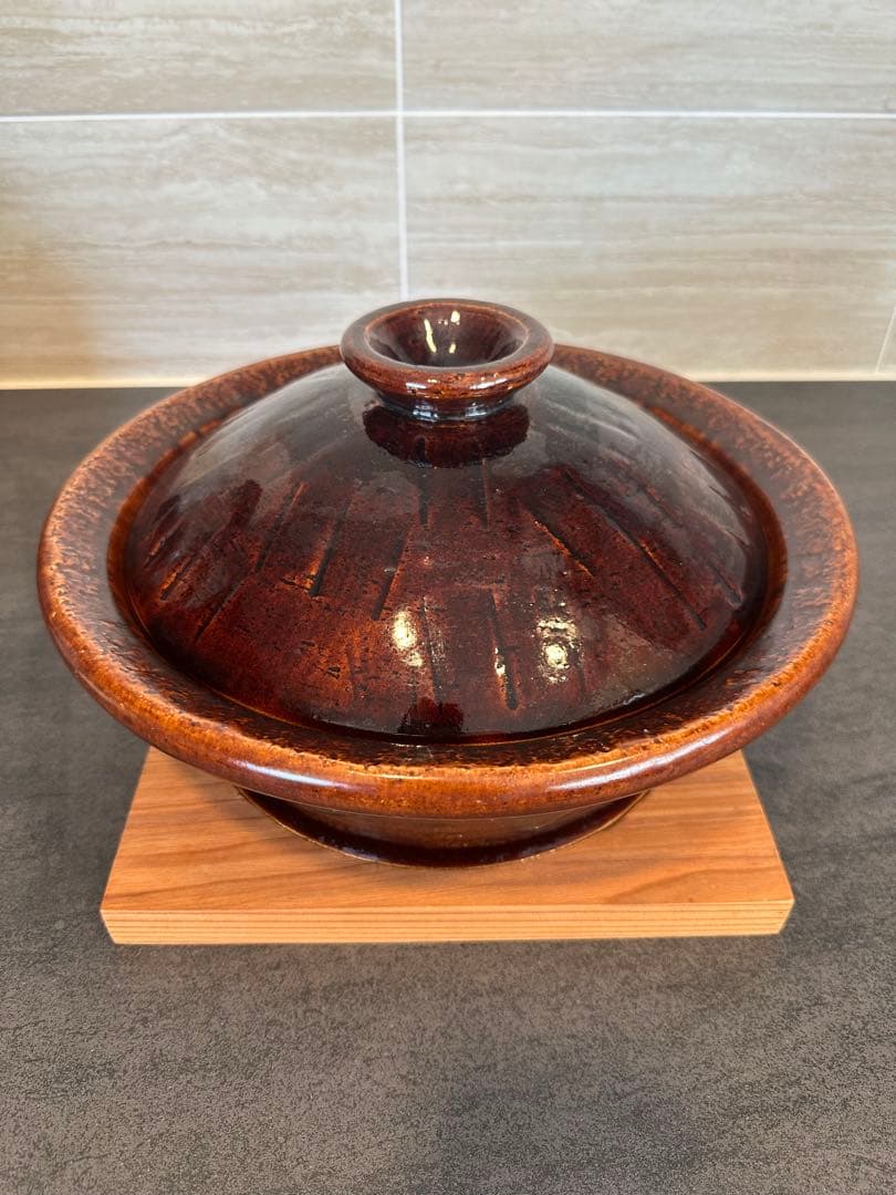 松田美智子さん　香味鍋・鍋敷2点セット　中川一志郎氏