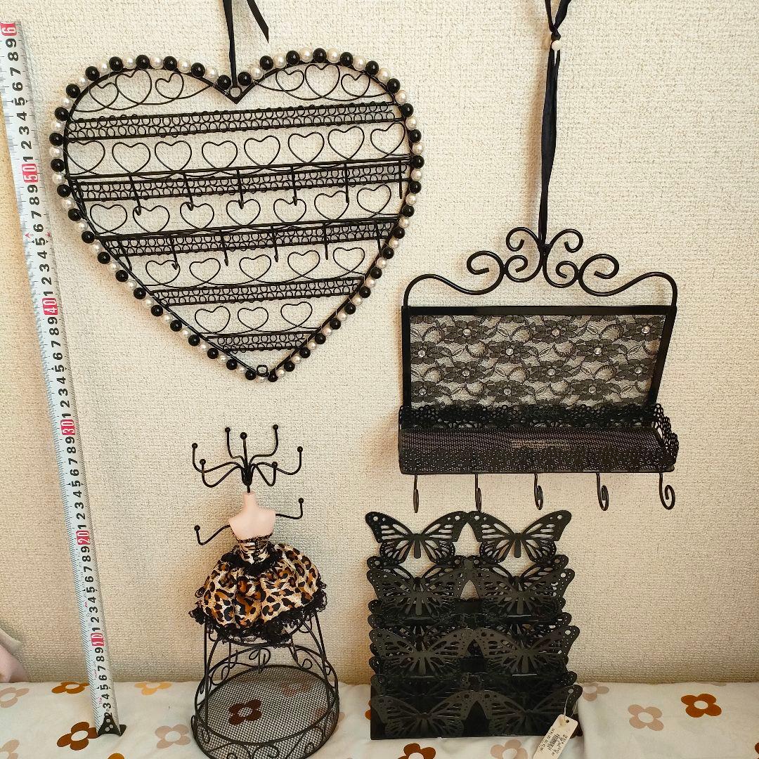 ブラック　ギャル系　クレアーズ　アクセサリーホルダー　まとめ　インテリア　平成
