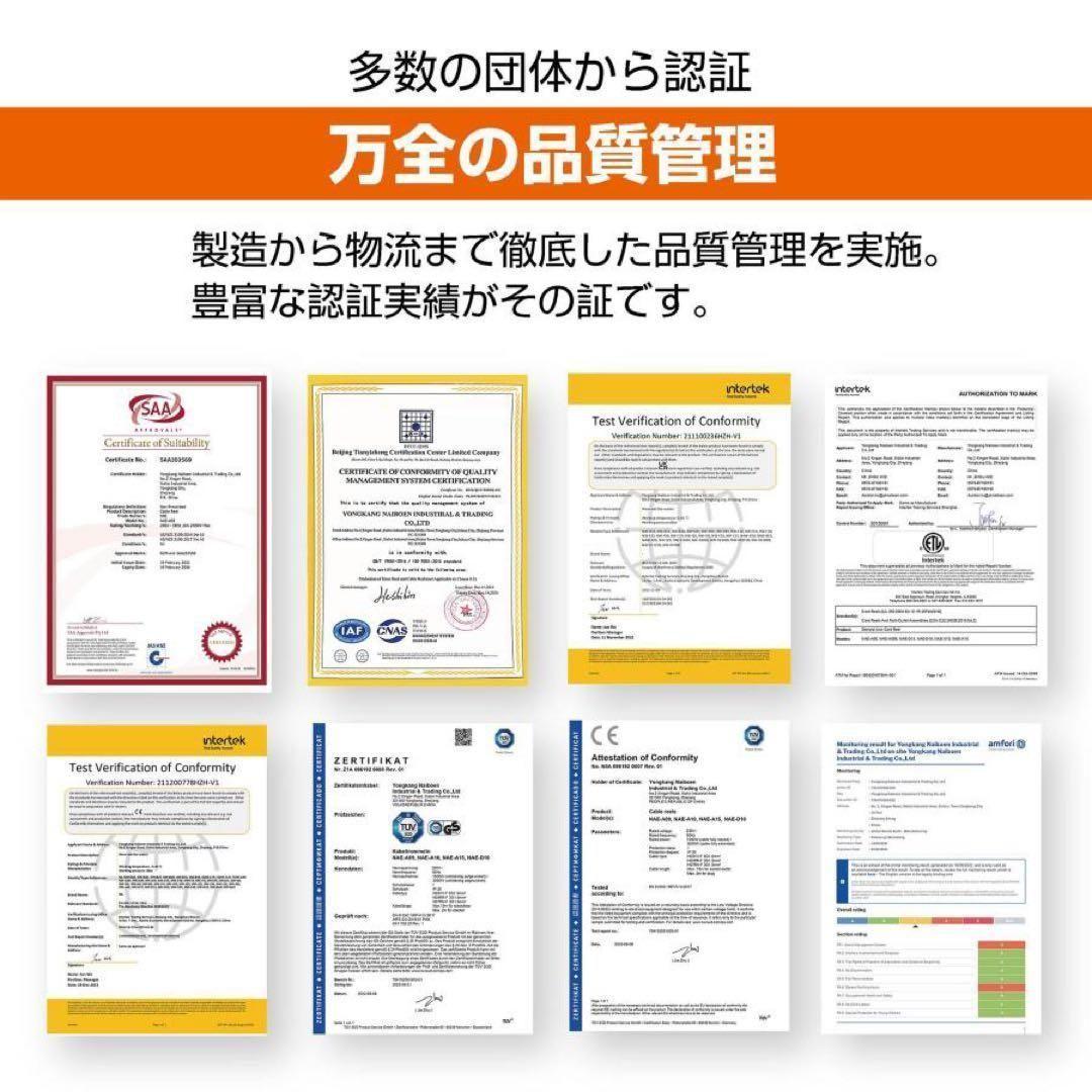 散水ホース 20m 角型 ホースリール 180度回転 2857