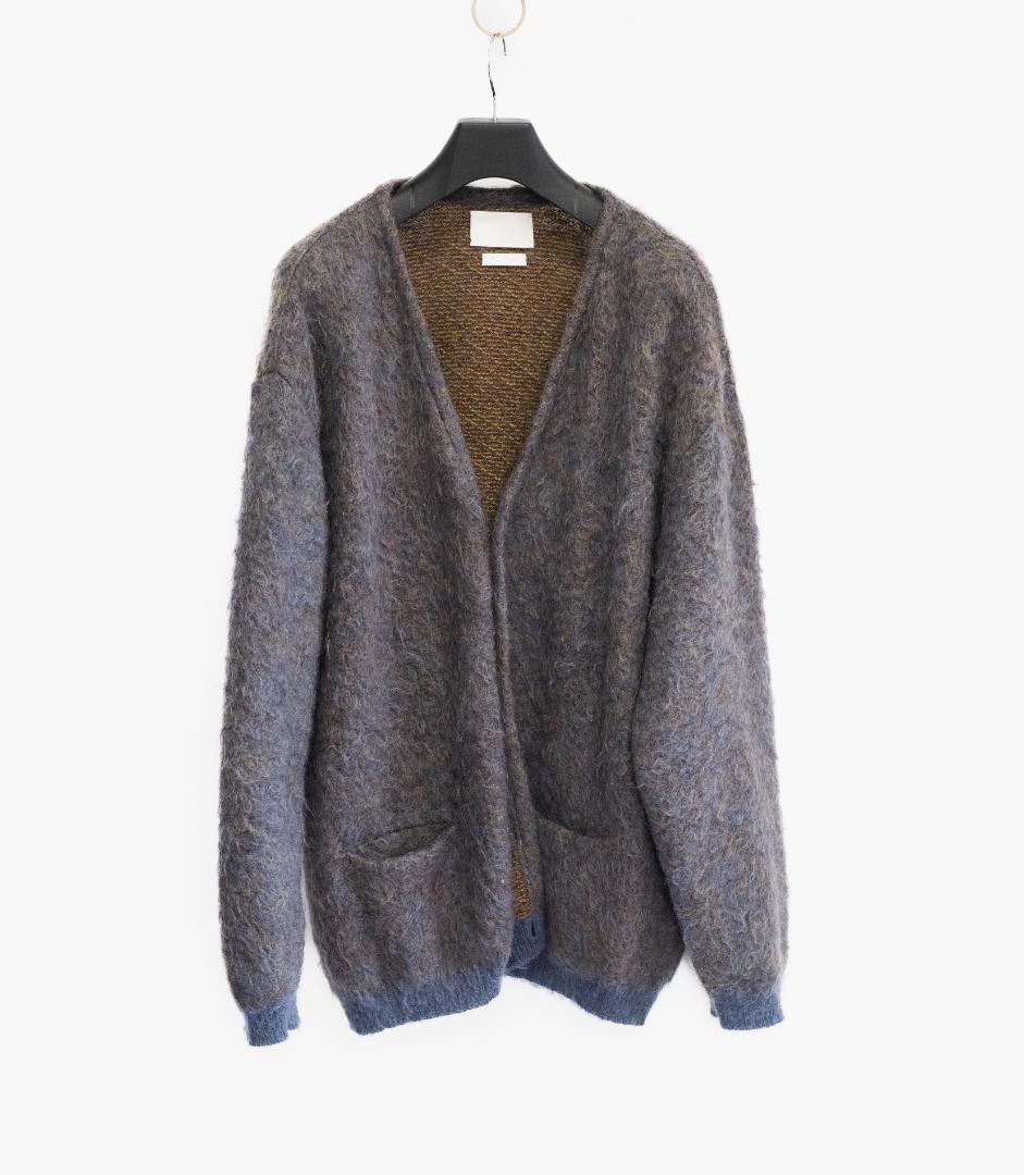 M*A様 YOKE モヘアカーディガン ダークグレー