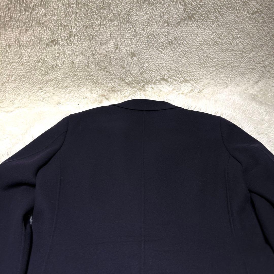 未使用級✨】UNIQLO＋J ウールブレンドチェスターコート L ネイビー
