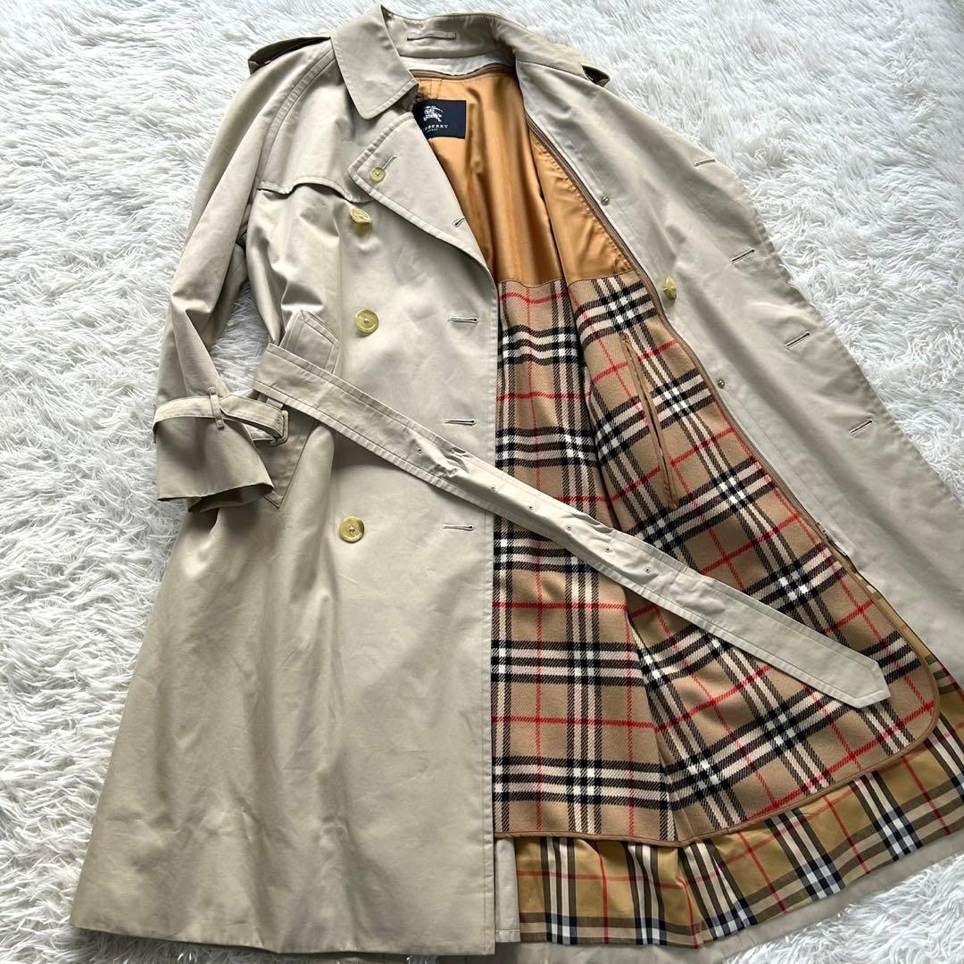 バーバリーロンドン　トレンチコート　ライナー　ベルト完備　ベージュ　M相当