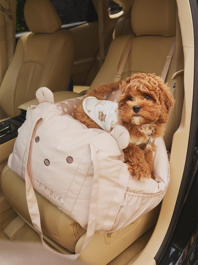 ハ*ム様 【新品】gelato pique ベアモチーフドライブベッド BEG