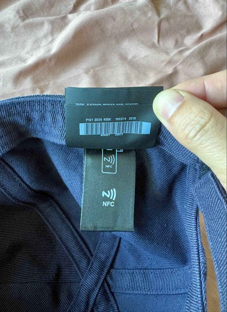 cota レア miu miu キャップ デニム ヴィンテージ加工 L