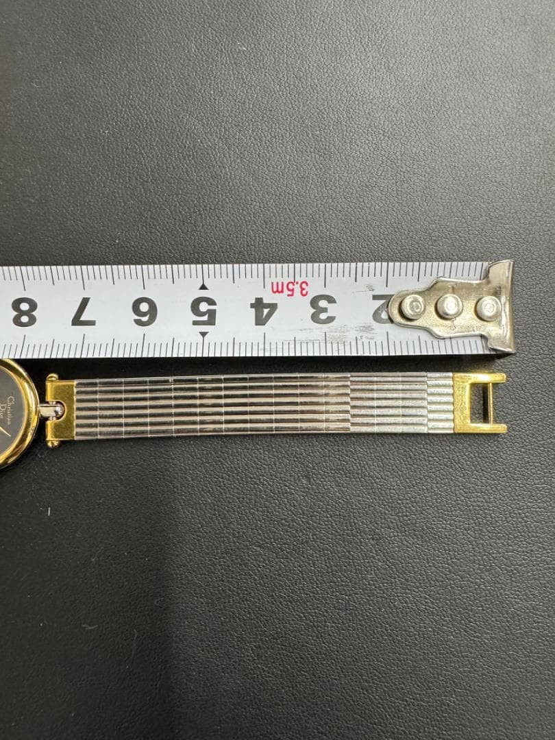 クリスチャンディオール 3025 ラウンド 腕時計 SS コンビ レディース