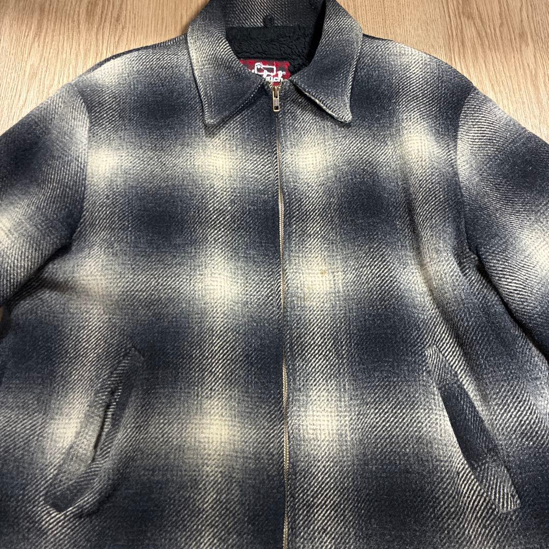 90s WOOLRICH シャドー オンブレチェック ブルゾン