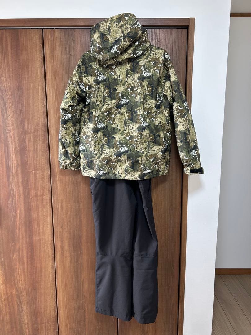 WINDEX スノーボードウェア 上下セット L カモフラ 迷彩 スキーウェア
