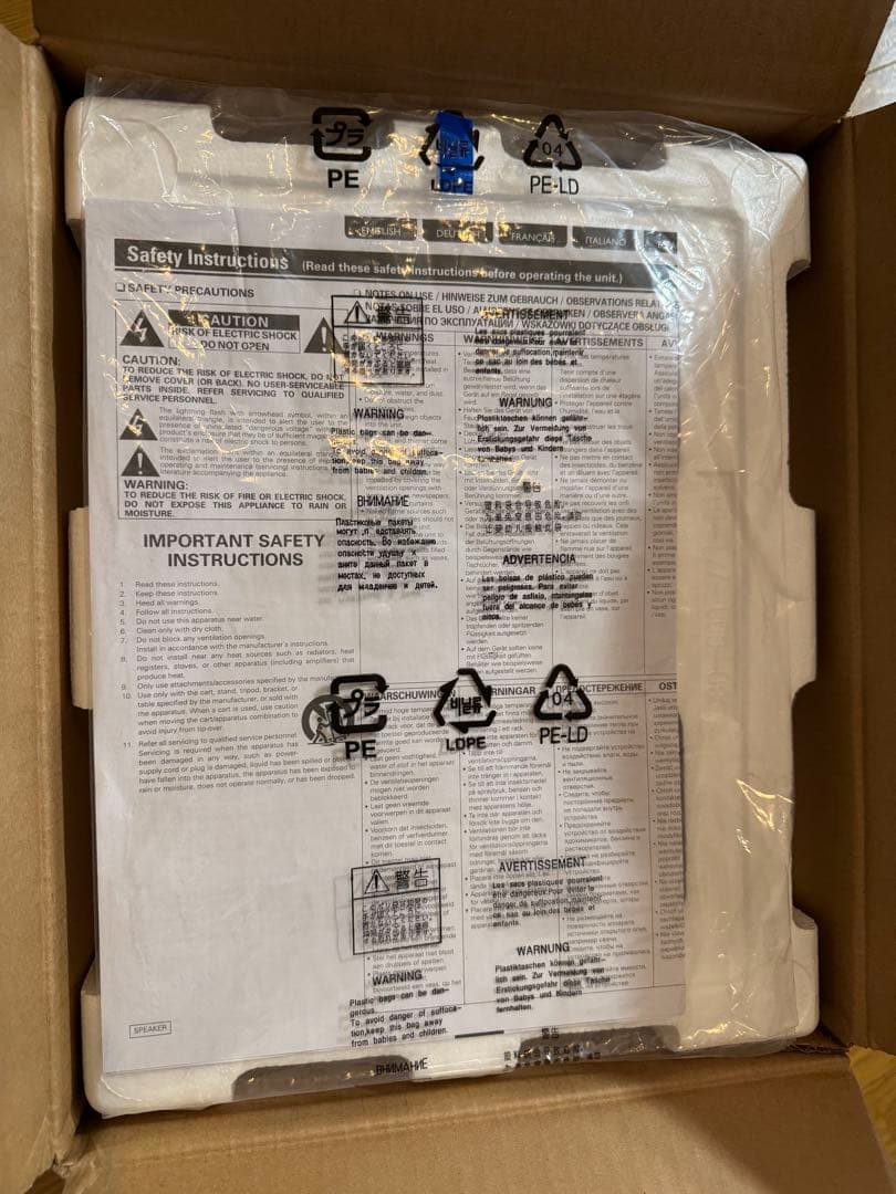 美品DENON スピーカー ブラックSC-M40ペア　箱付き