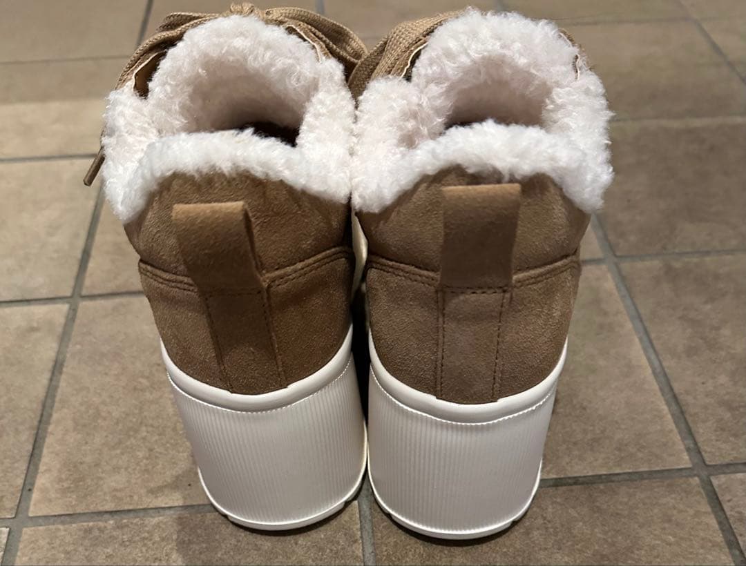 CRAMMY プラットフォーム スエードスニーカー Mサイズ 新品未使用