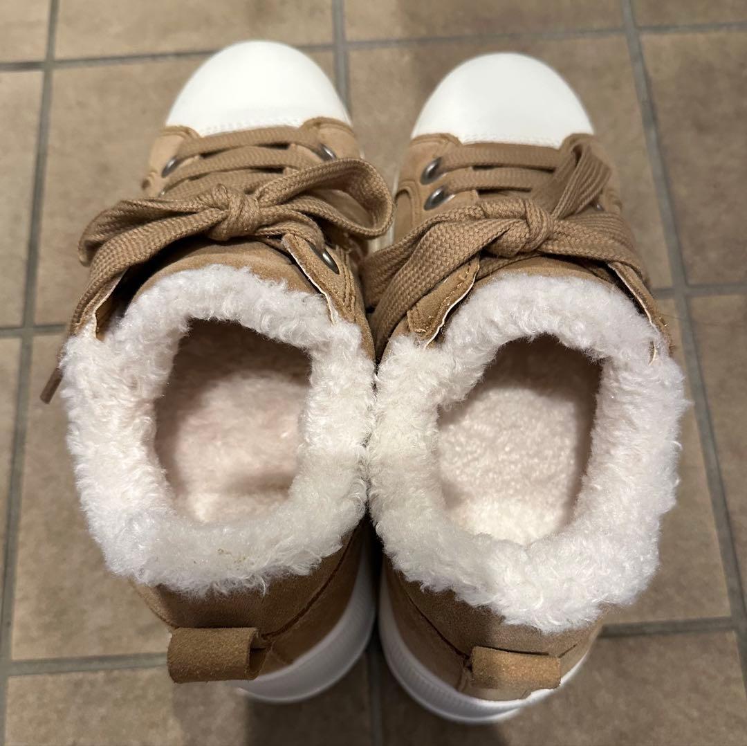 CRAMMY プラットフォーム スエードスニーカー Mサイズ 新品未使用