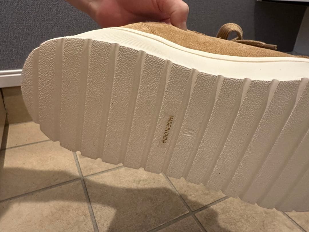 CRAMMY プラットフォーム スエードスニーカー Mサイズ 新品未使用