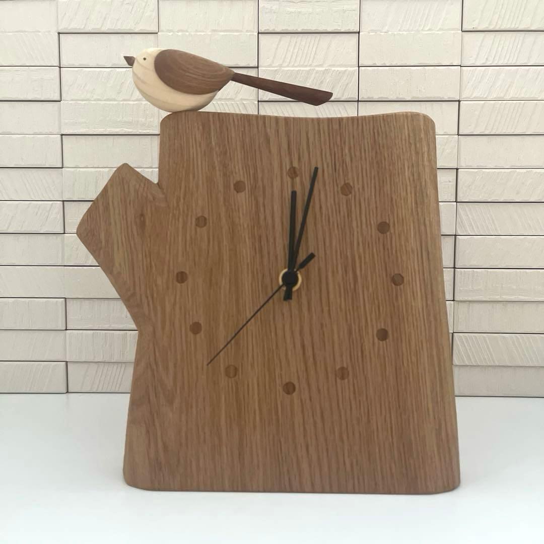 【未使用品】クラフト蒼 Craft So小鳥の時計 臼田健二 MUKU工房