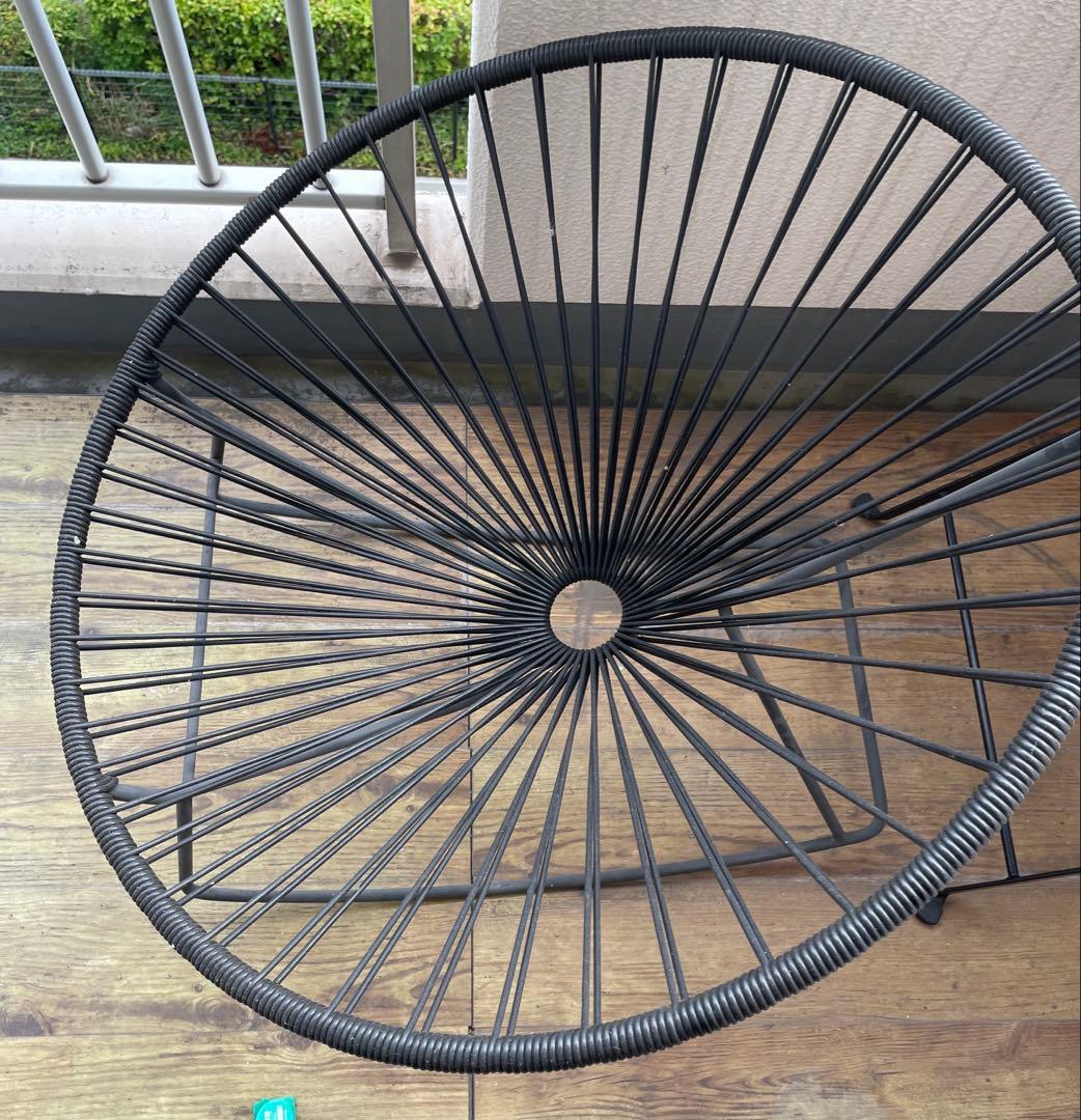 FLYMEe フライミー アカプルコ ロッキングチェア ブラック「送料込み」