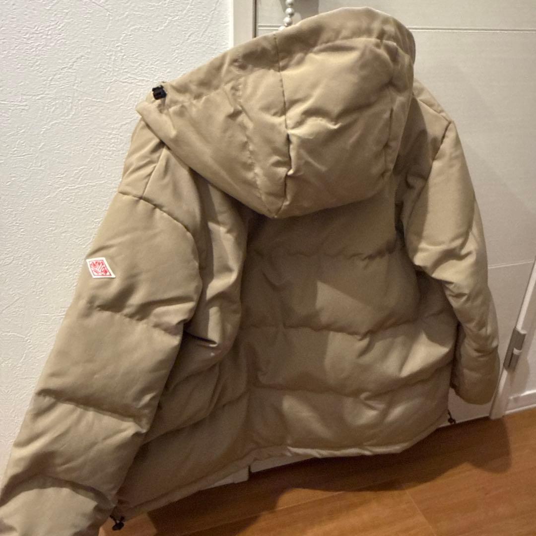 DANTON フードダウンジャケット ベージュ　フリークスストア　s