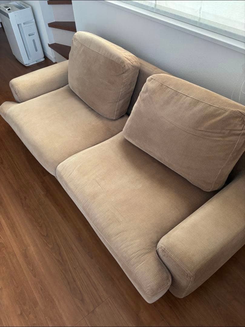 unico GREIG カバーリングソファ 3シーター