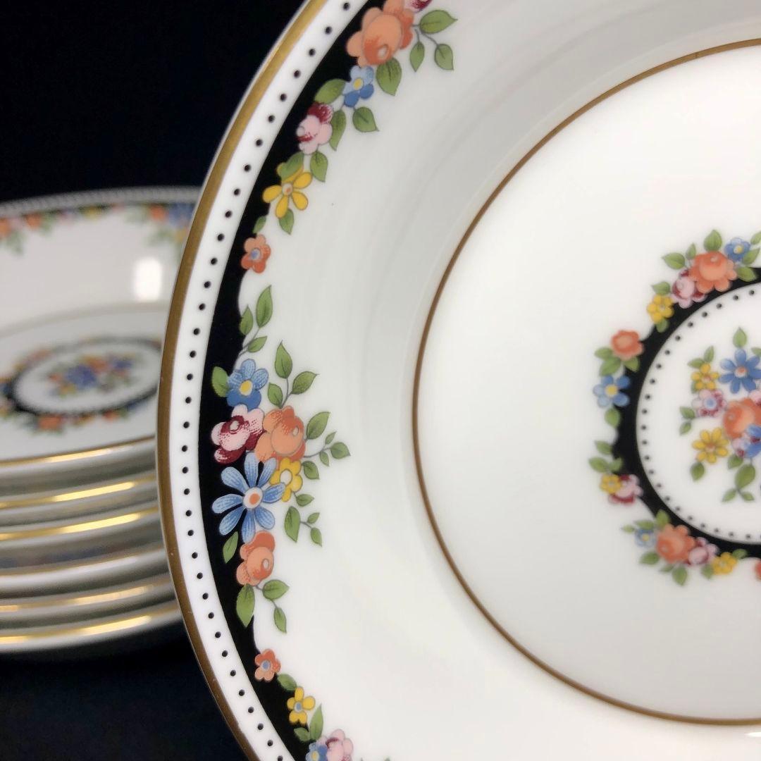 ウェッジウッド オズボーン 小皿 フルーツソーサー 5客 サラダ 小鉢 レア