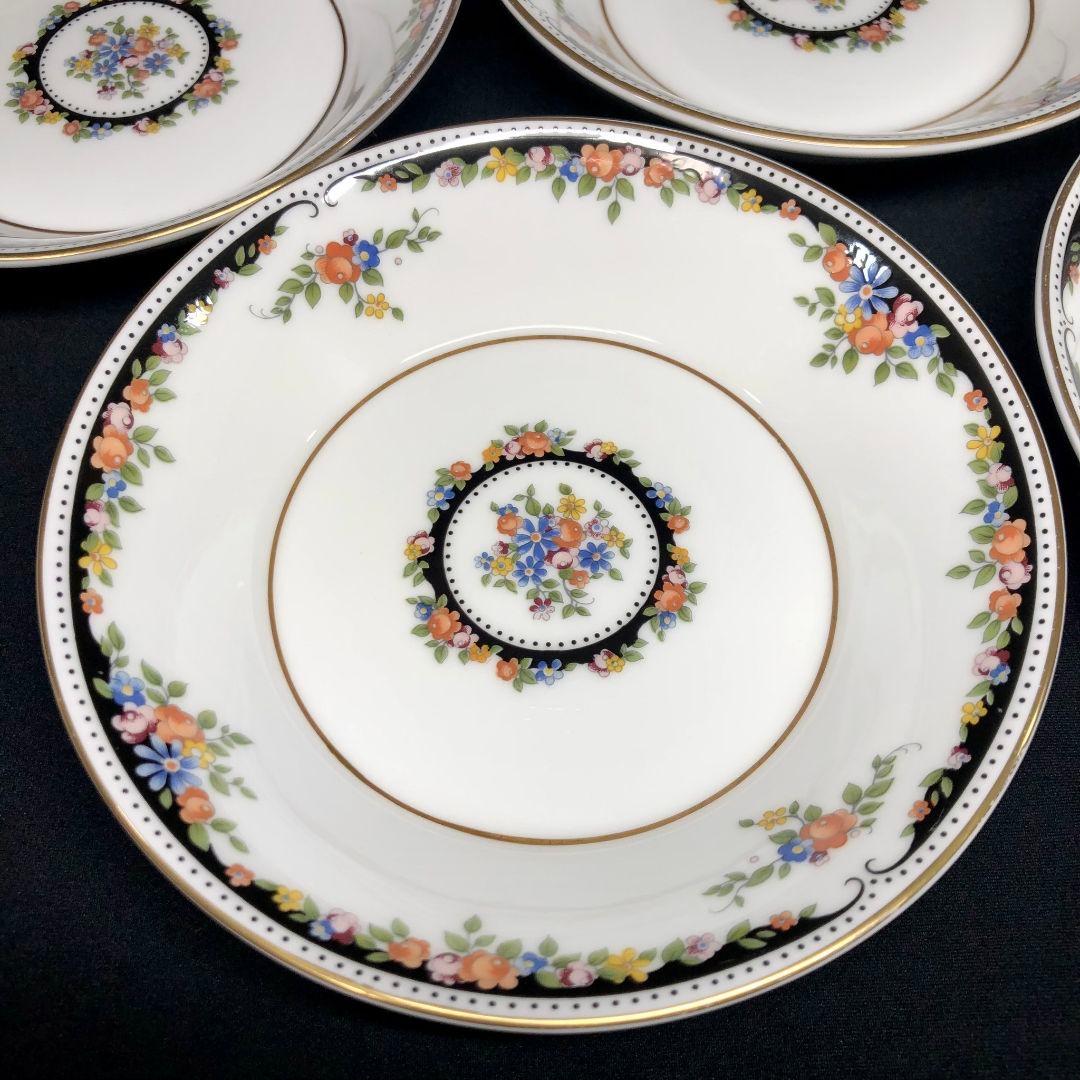 ウェッジウッド オズボーン 小皿 フルーツソーサー 5客 サラダ 小鉢 レア