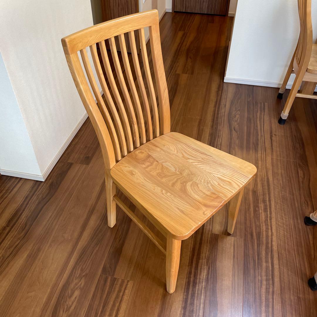 木製ダイニングチェア③