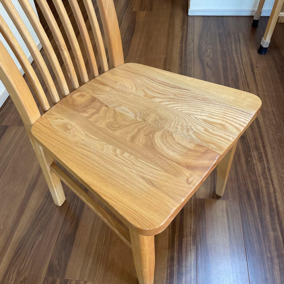 木製ダイニングチェア③