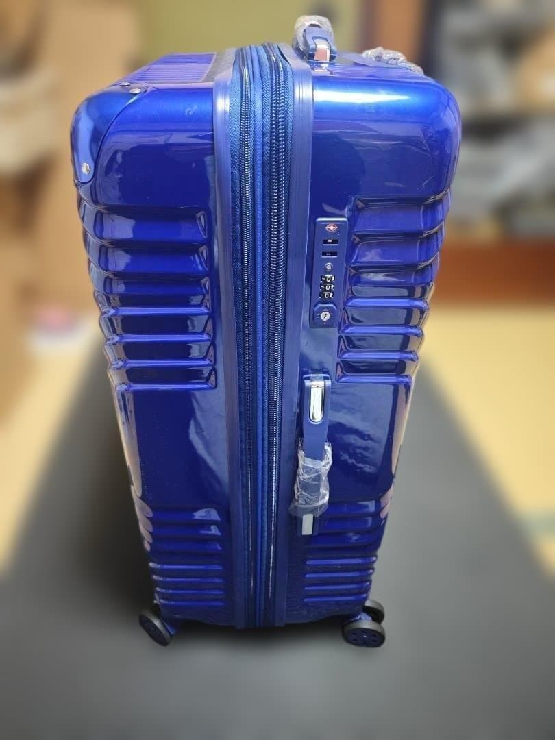 新品 スーツケース 3点セット ネイビー 拡張機能付き TSAロック搭載