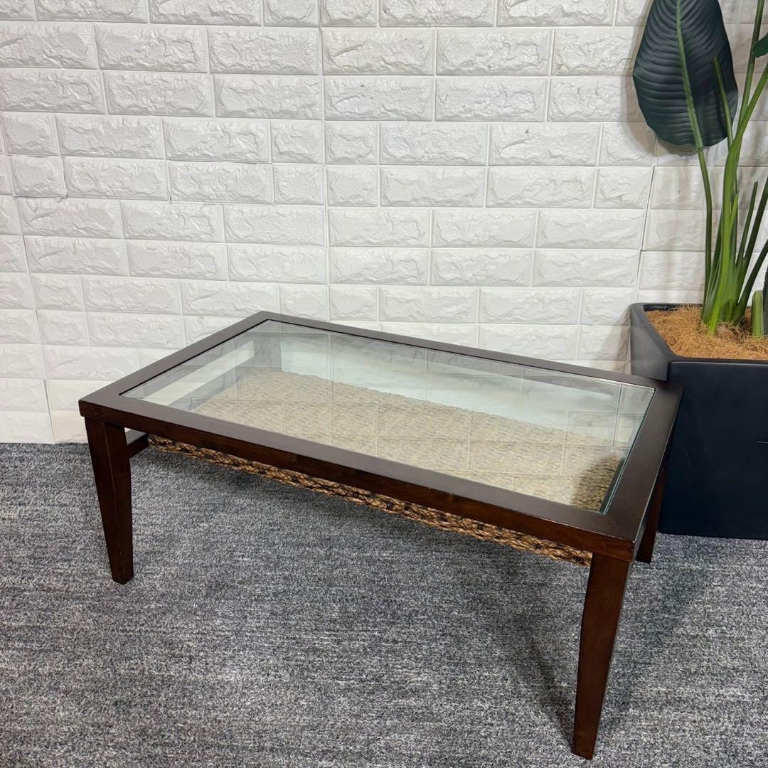 a.flat ケイ・ローテーブル テーブル センターテーブル ガラス A078