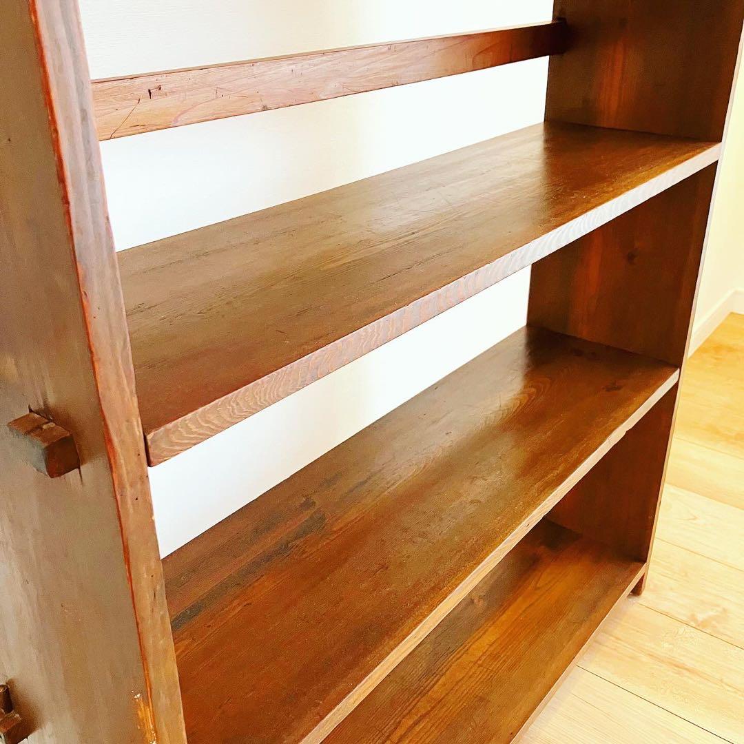 ブックシェルフ　本棚　古家具　古道具　ブロカント　蚤の市　レトロインテリア雑貨