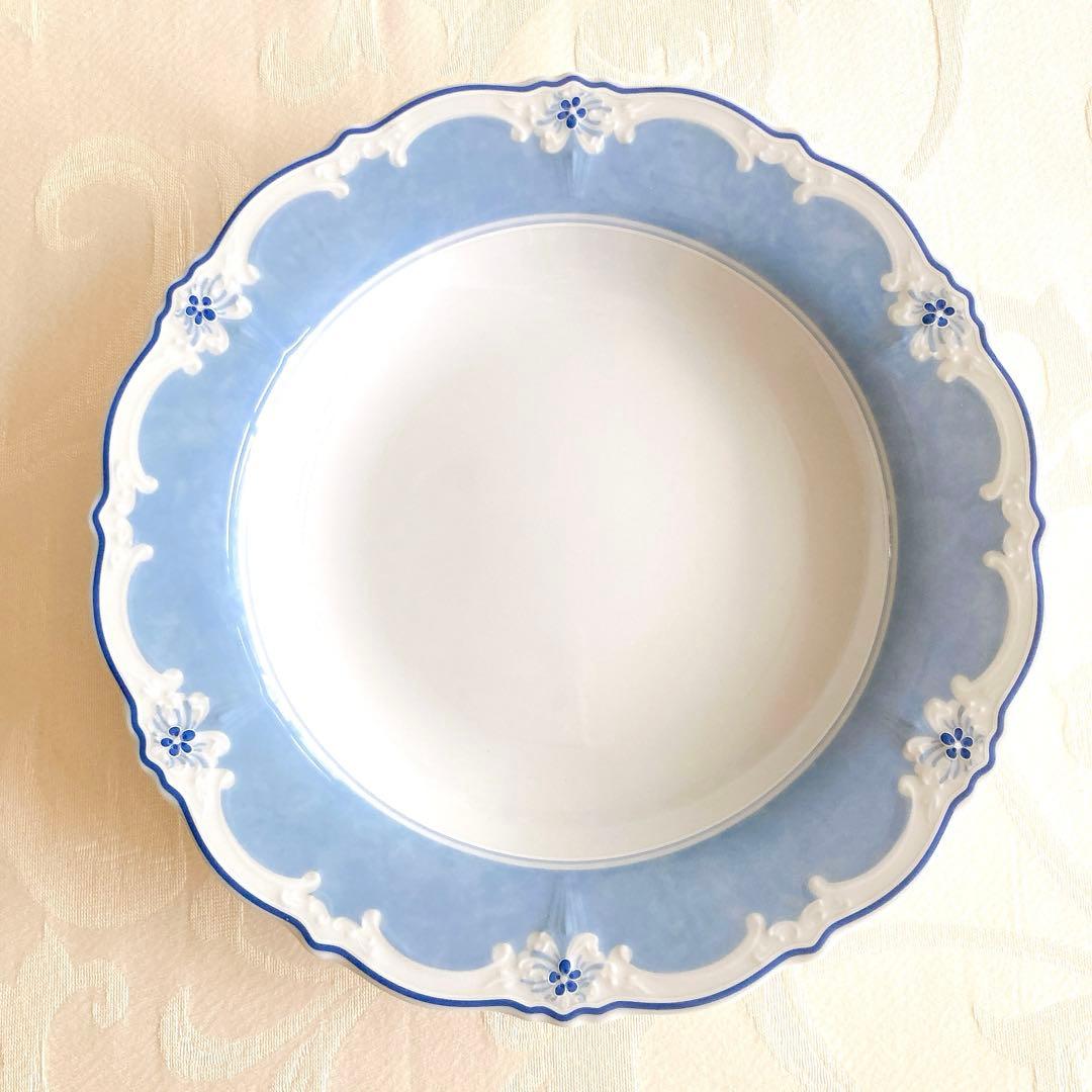 【新品】フッチェンロイター エステール ブルー スーププレート 4枚セット 廃盤