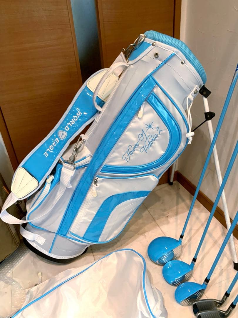 美品　現行品　ワールドイーグル　レディースゴルフクラブ 本格フルセット　プロ推進