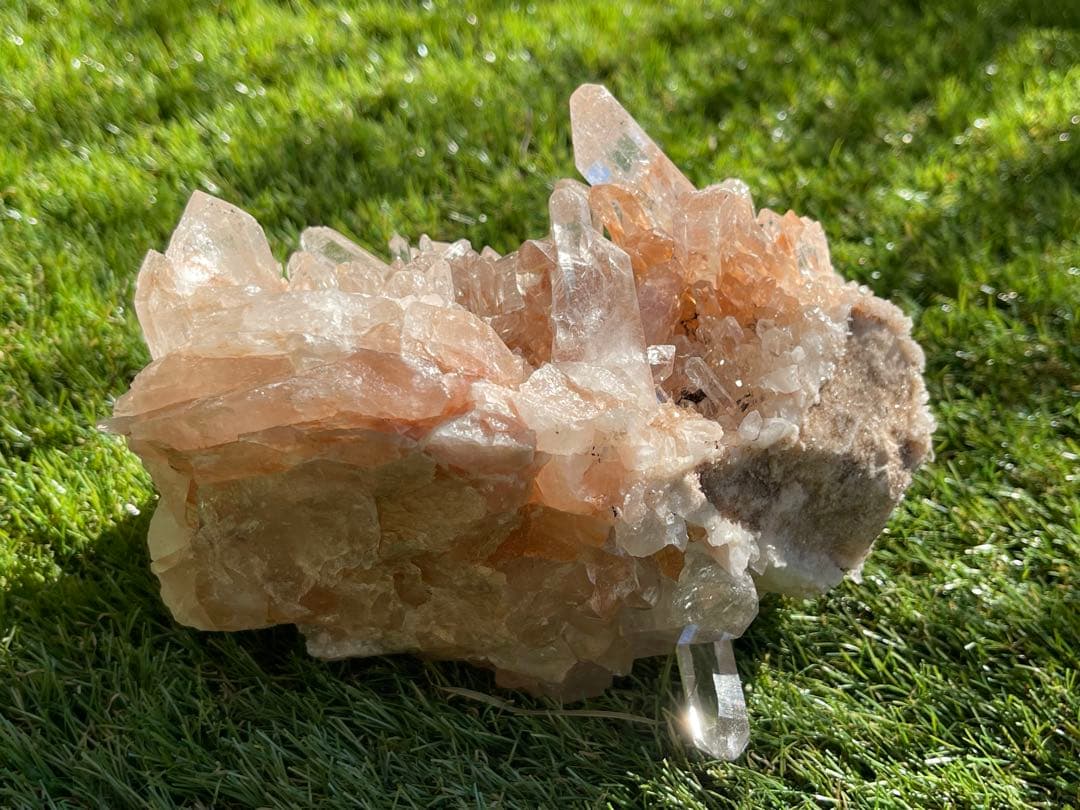 マニカラン　水晶　クラスター