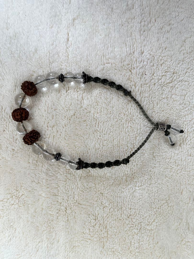 ヒマラヤ水晶ルドラクシャ ブレスレット 値段交渉可