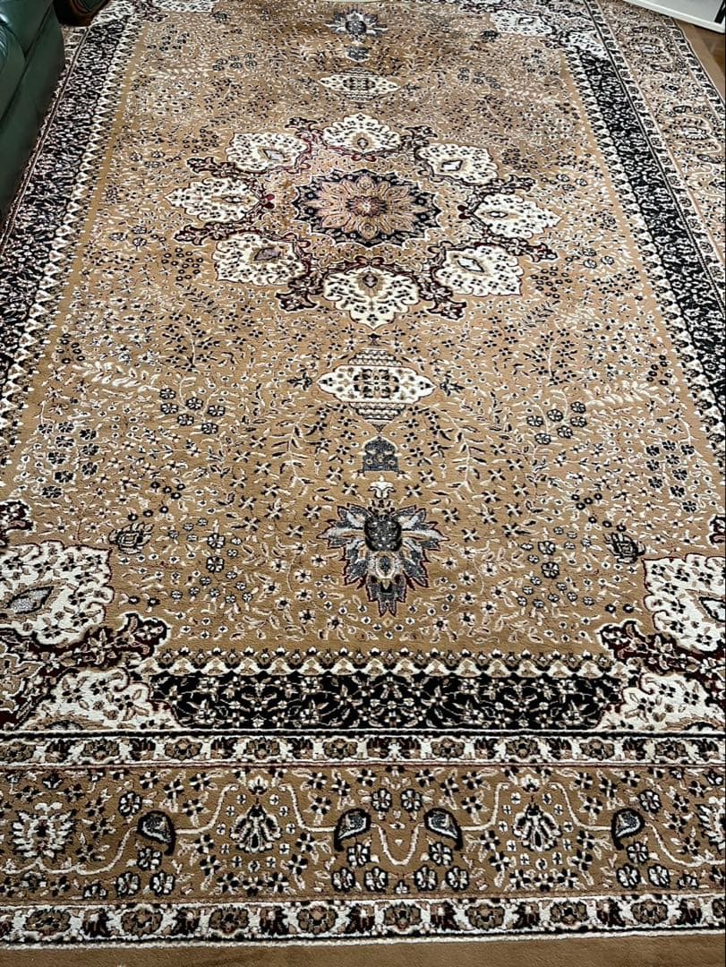 パキスタン手織り　ウール絨毯