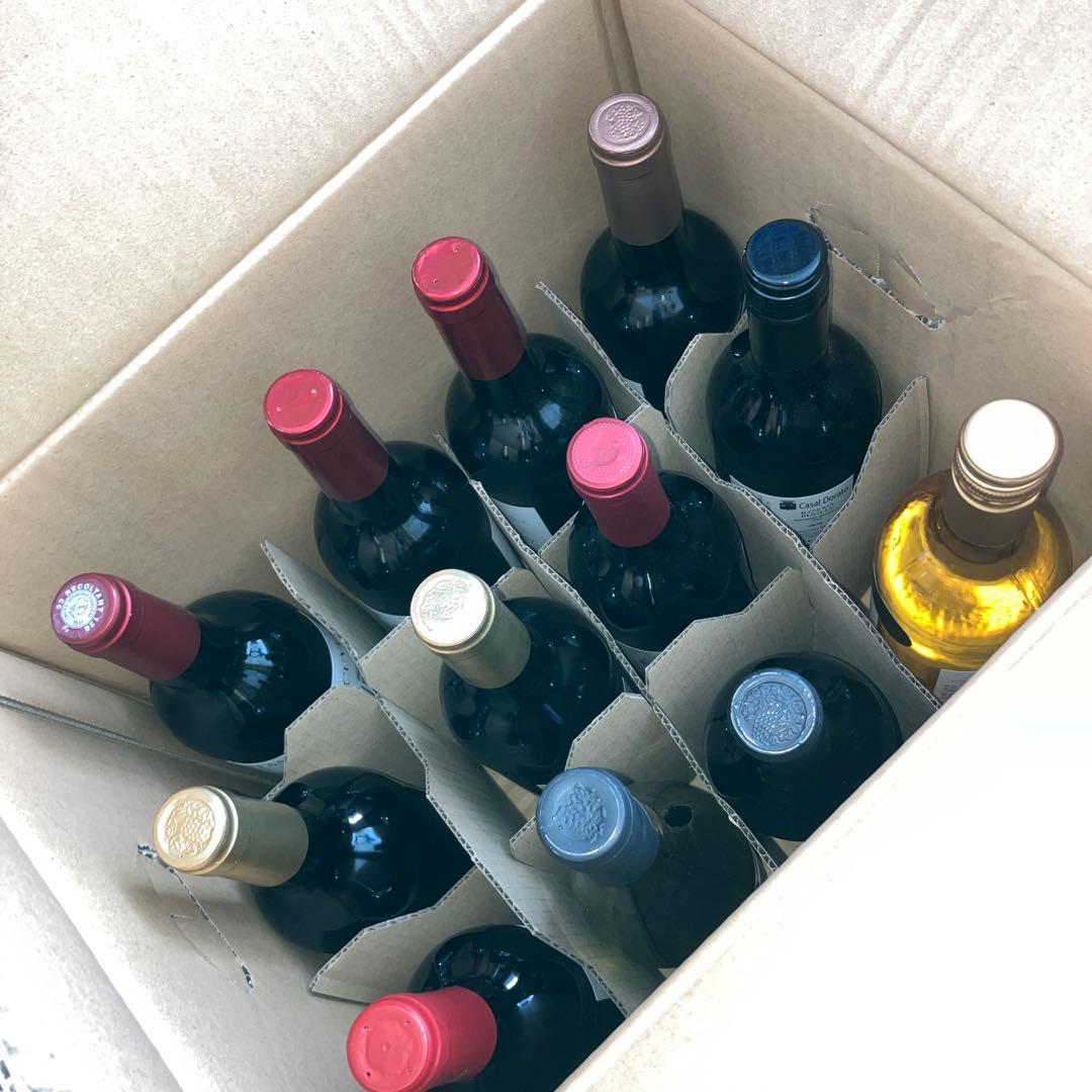 欧州 赤白 ワイン 12本セット 果実酒 フランス イタリア スペイン産