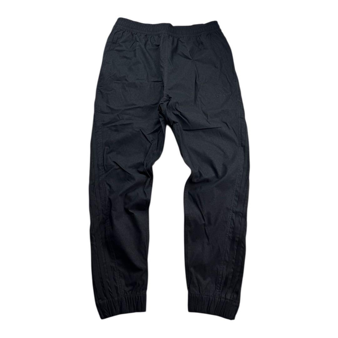 E新品 2XLアディダス adidasデニム風 ウーブン セットアップ 上下 黒