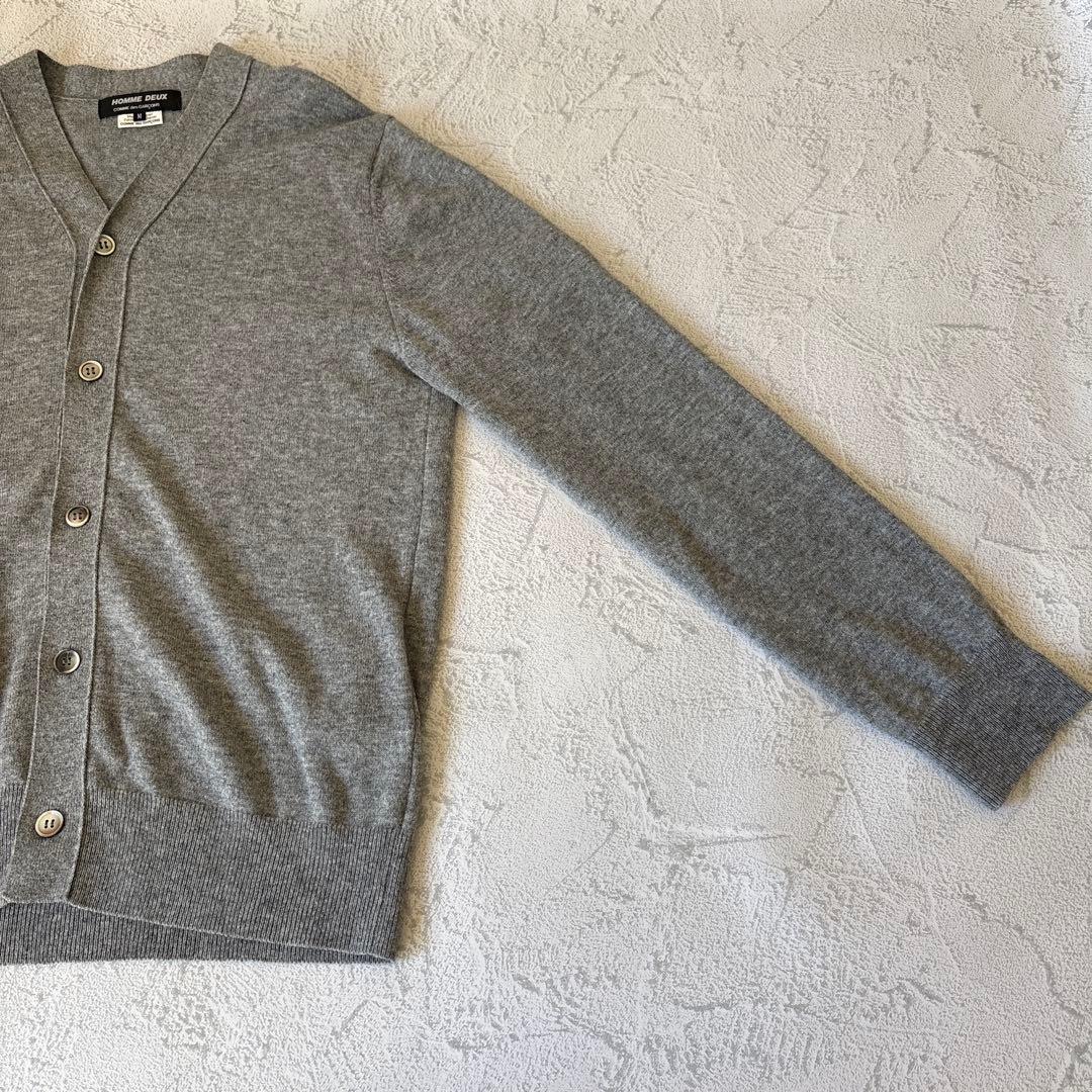 Mサイズ：コムデギャルソンオムドゥ AD2024 カーディガン ライトグレー