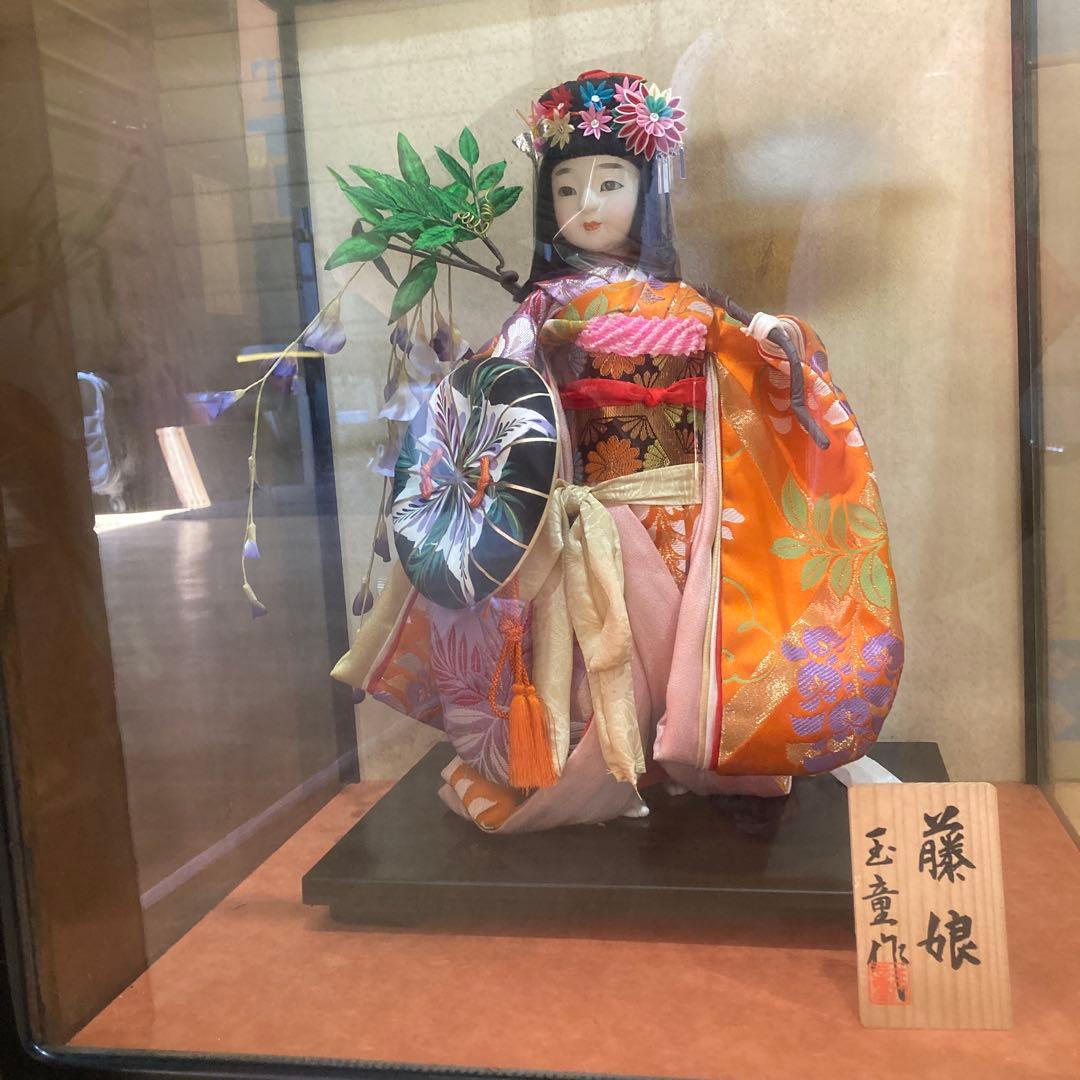 ひな人形　玉童作　ガラスケース付き　※価格交渉受付ています。