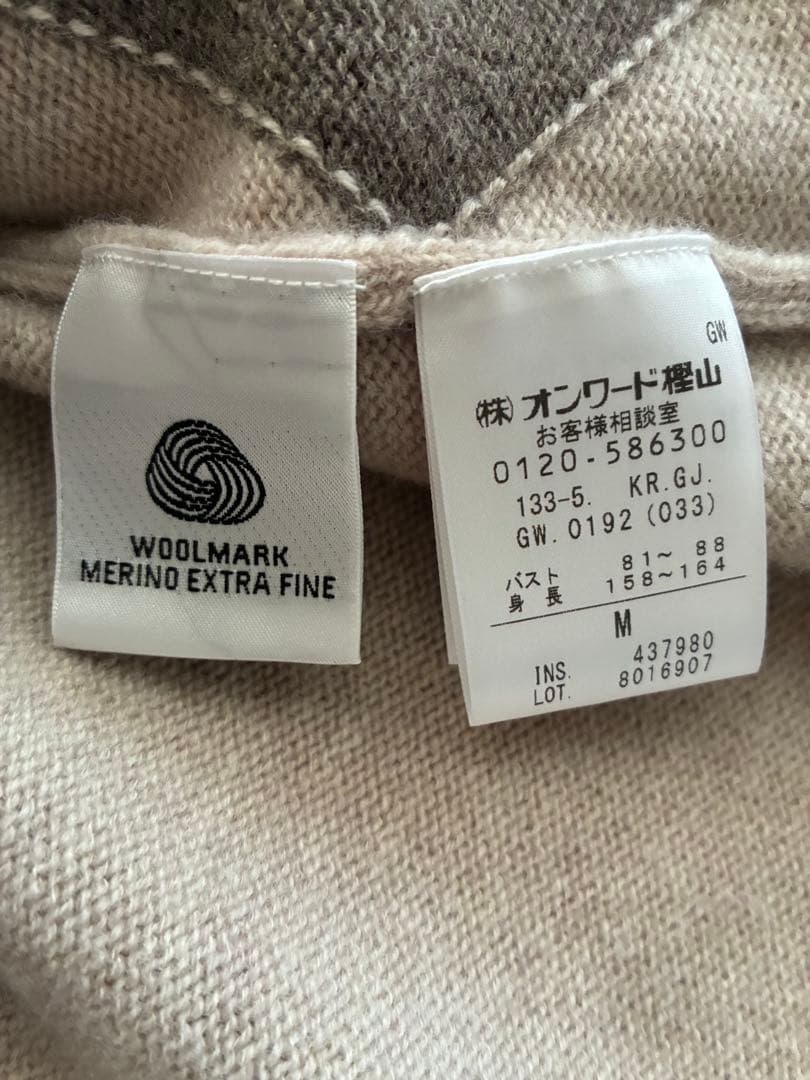 JPRESS カシミヤ混ニットセーター