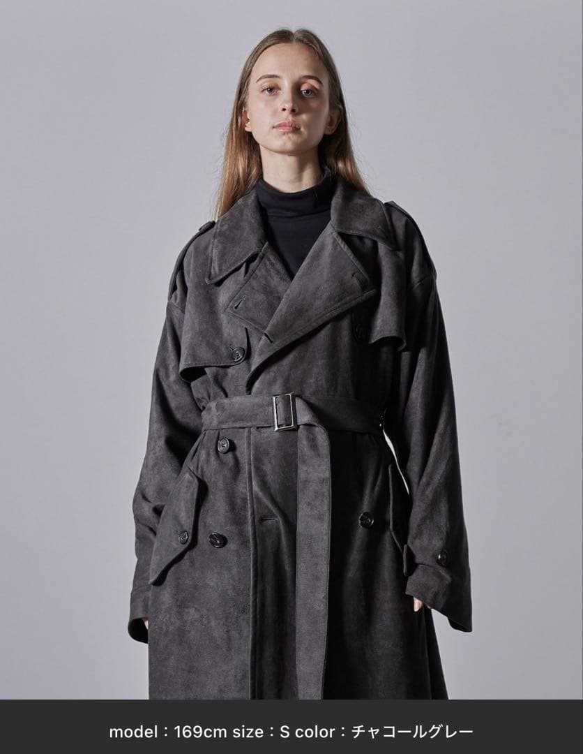 CLEL ダブルテックフェード トレンチコート