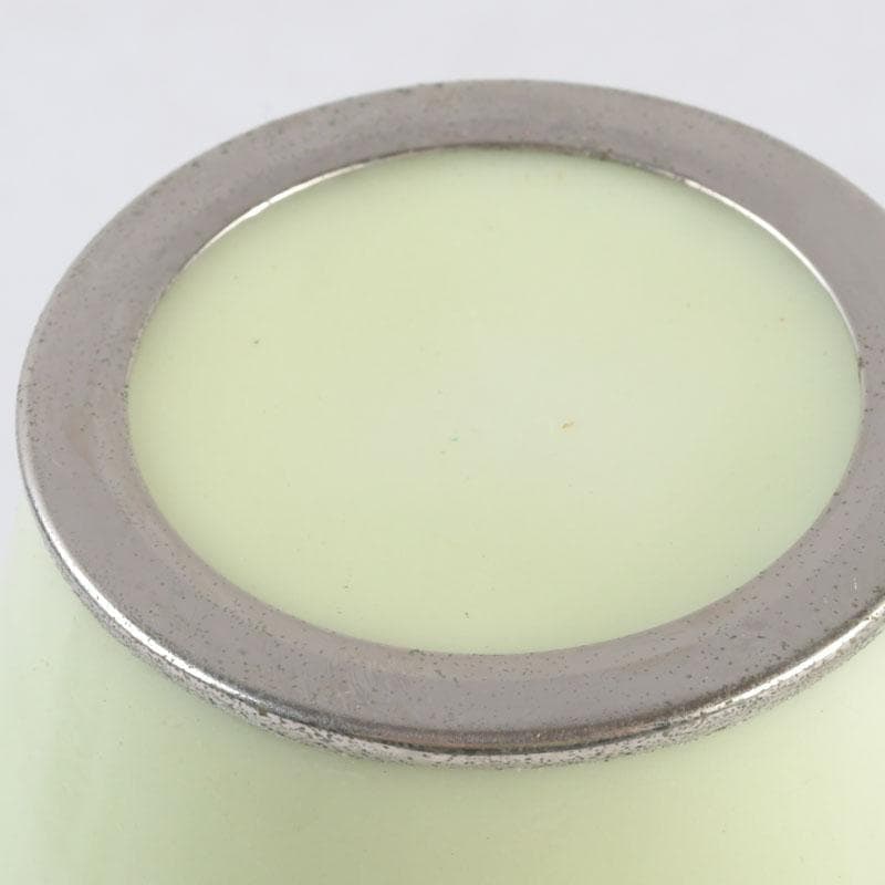 七宝焼　竹文　花瓶　唐木台・時代箱付　V　9462