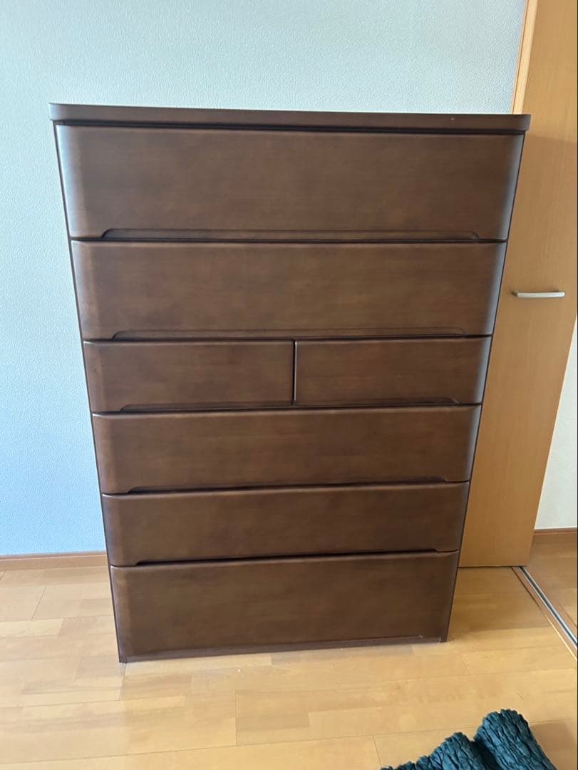 ニトリ　衣類収納　木製タンス　ハイチェスト