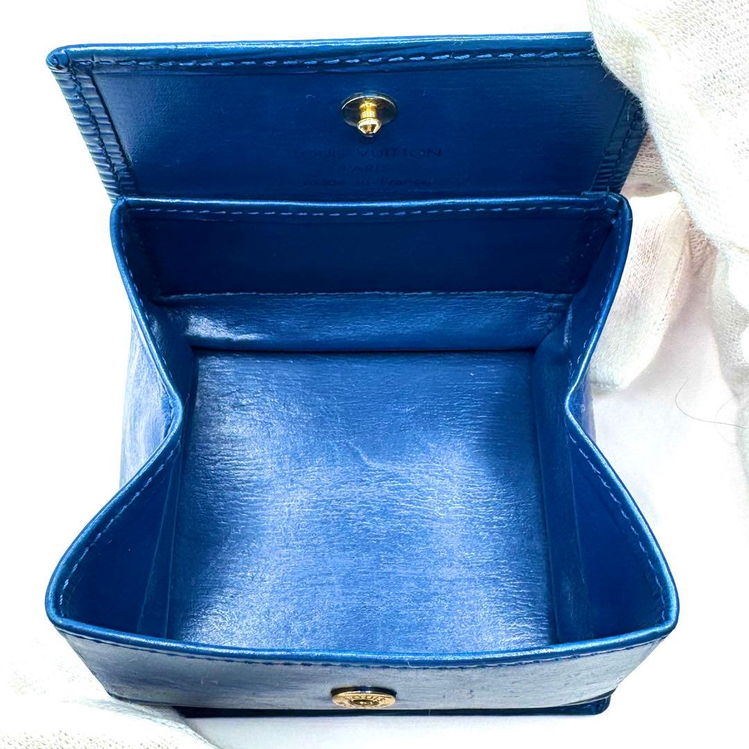 【✨極美品✨】LOUIS VUITTON 青 エピ ケース ブルー