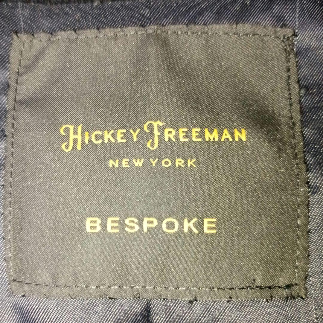 極美品■HICKEY FREEMAN ウール チェスターコート ブラック