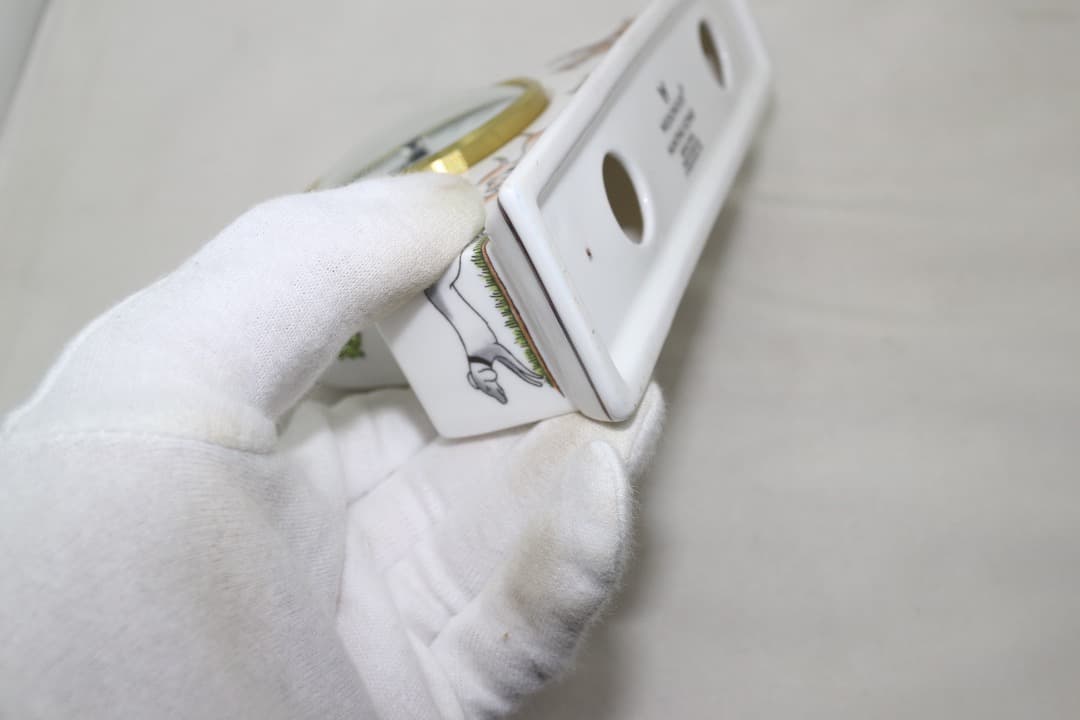 希少  ウエッジウッド ハンティングシーン 置き時計